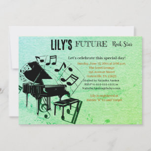 Future Rock Star Baby Shower Invitation