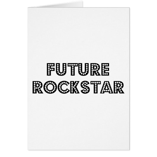 Future Rock Star Cards (Front)