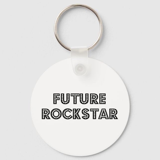 Future Rock Star Keychain (Front)