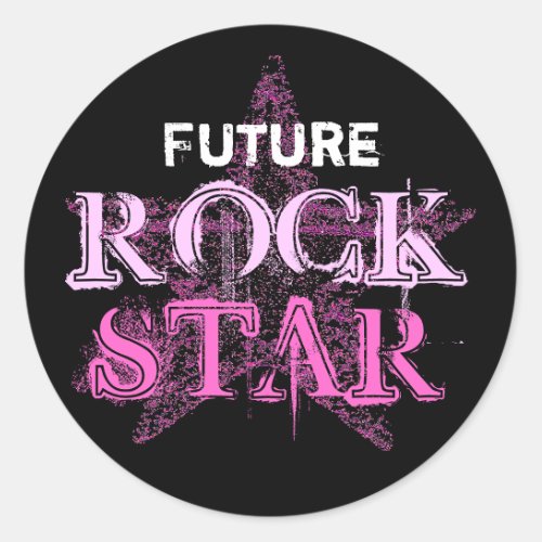 FUTURE ROCK STAR Stickers
