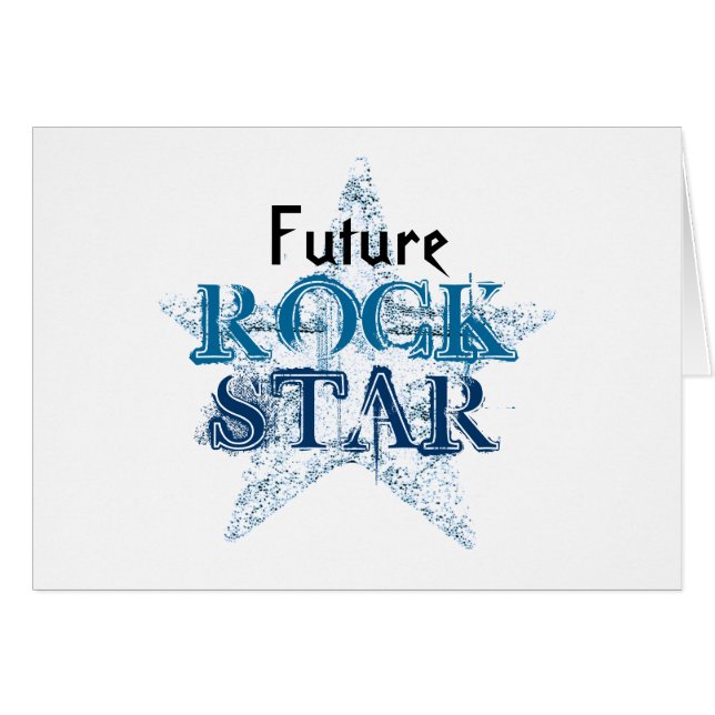 Future Rock Star / Watch Out World! Cards (Front Horizontal)