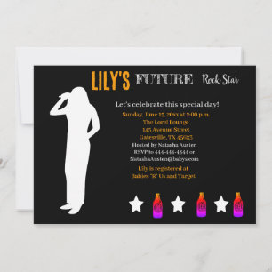 Future Rocker Baby Shower Invitation