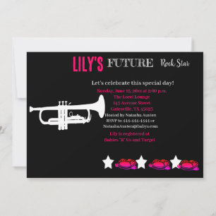Future Rocker Baby Shower Invitation
