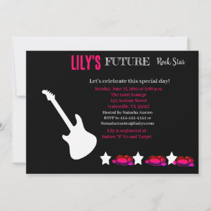 Future Rocker Baby Shower Invitation