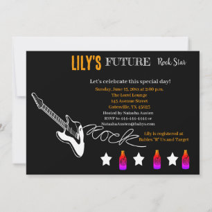 Future Rocker Baby Shower Invitation