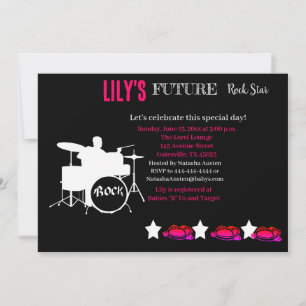 Future Rocker Baby Shower Invitation