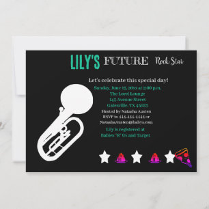Future Rocker Baby Shower Invitation