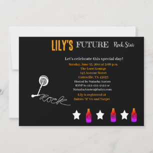 Future Rocker Baby Shower Invitation