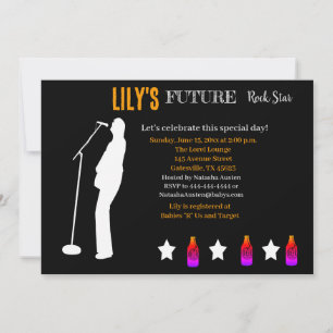 Future Rocker Baby Shower Invitation