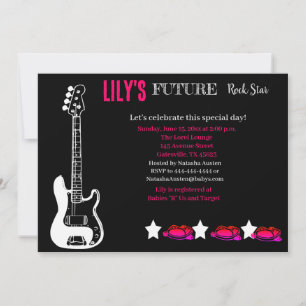 Future Rocker Baby Shower Invitation