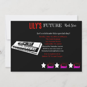 Future Rocker Baby Shower Invitation