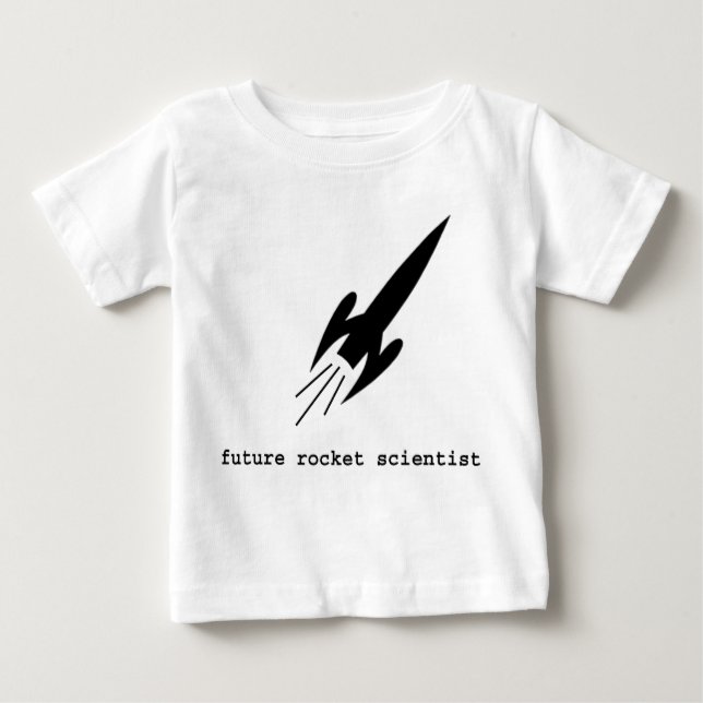 future rocket scientist baby T-Shirt (Front)