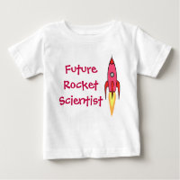 Future Rocket Scientist Pink Rocket Ship Feminist