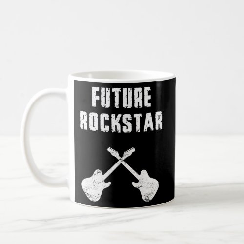 Future Rockstar Guitar Music Youth Coffee Mug