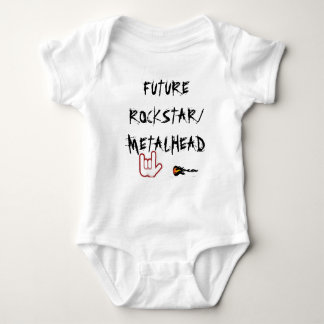 FUTURE ROCKSTAR/METALHEAD BABY BODYSUIT