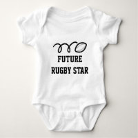 Future rugby star | Cute baby clothing Baby Bodysuit