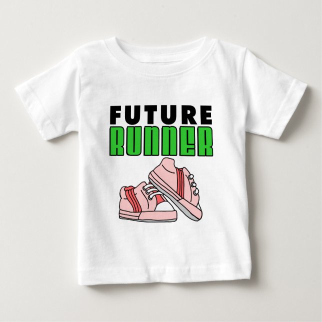 Future Runner Girl Baby T-Shirt (Front)