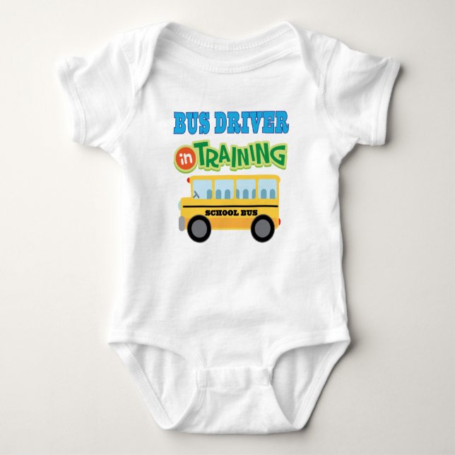Future School Bus Driver in Training Baby Bodysuit (Front)
