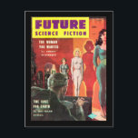 Future Science Fiction 36 [1958-04.Columbia]_Pulp Postcard<br><div class="desc">Talk about a blast from the past. Looking for vintage pulp magazine covers? We’ve got your back. Indulge in your vintage pulp art passion via our large assortment of pulp fiction art. Pulp Art features a variety of pulp covers from yesteryear. This product features Future Science Fiction 36 [1958-04.Columbia]_Pulp Art...</div>