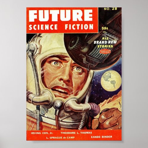 Future Science Fiction pulp cover Poster
