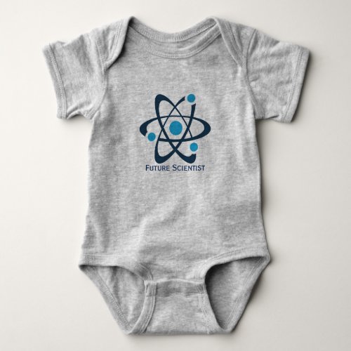Future Scientist Atom Design Baby Clothing Baby Bodysuit