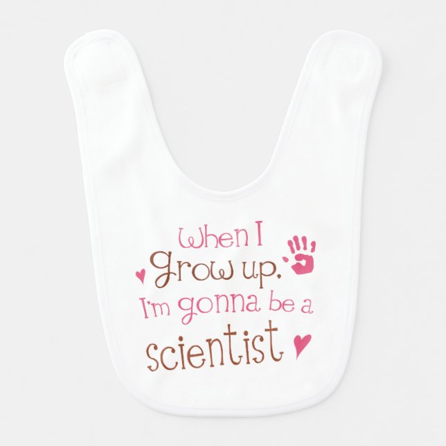 Future scientist Baby Bib (Front)