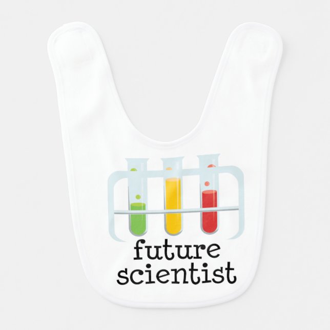 Future Scientist Baby Infant Bib (Front)