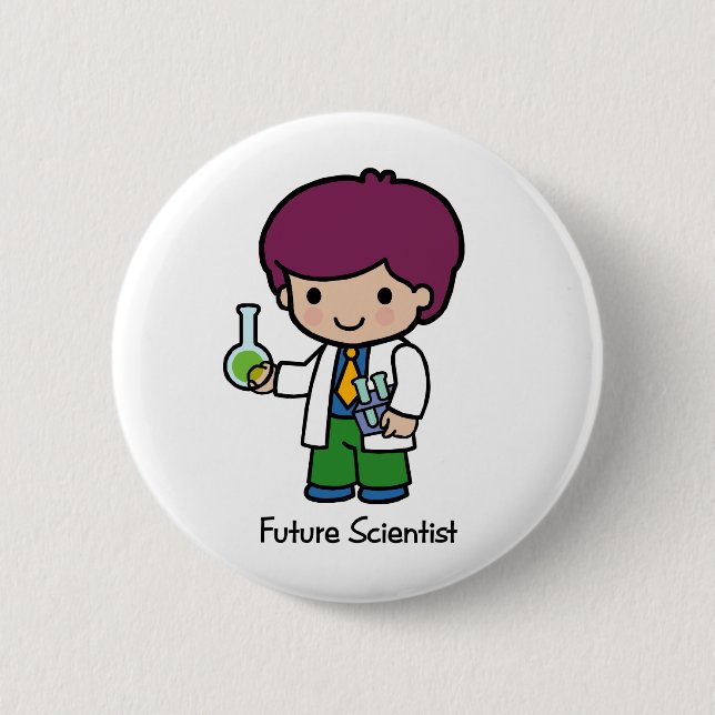 Future Scientist - Boy Button (Front)