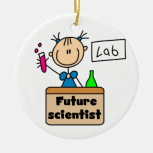 Future Scientist Ceramic Ornament
