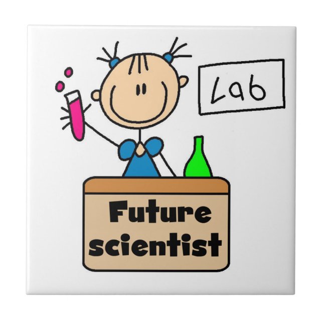 Future Scientist Ceramic Tile (Front)