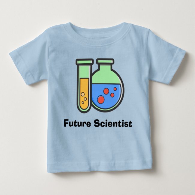 Future Scientist Chemistry Beakers Baby T-Shirt