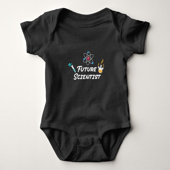 Future Scientist Chemistry,science humor Science  Baby Bodysuit (Front)