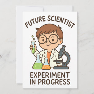Future Scientist – Experiment in Progress Invitation