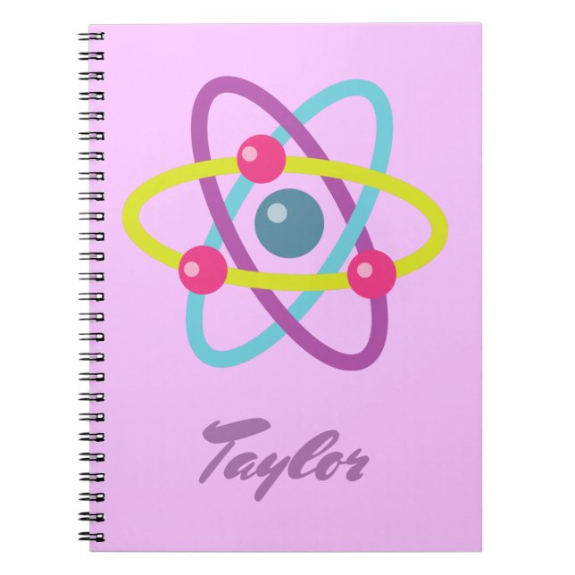 Future Scientist girls in STEM Atomic Notebook (Front)