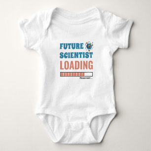 Future Scientist Loading Funny Personalized Unisex Baby Bodysuit