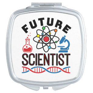 Future Scientist Science Lover STEM Compact Mirror