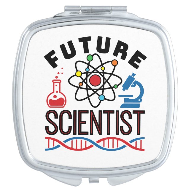 Future Scientist Science Lover STEM Compact Mirror (Front)