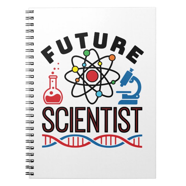 Future Scientist Science Lover STEM Notebook (Front)