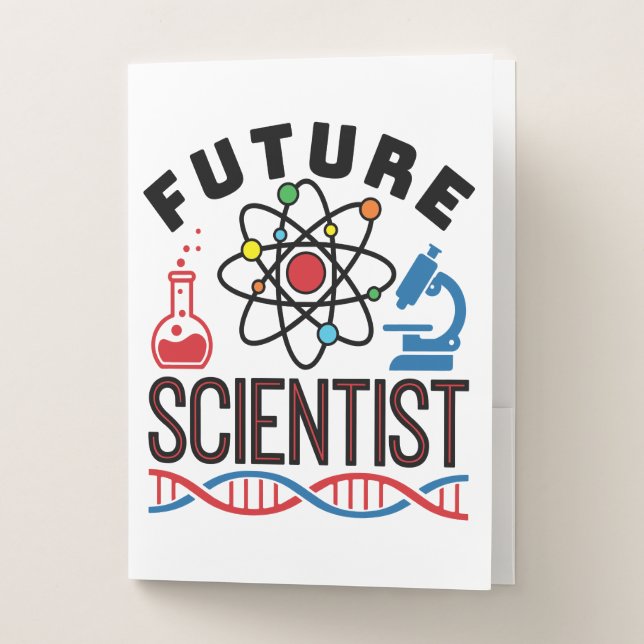 Future Scientist Science Lover STEM Pocket Folder (Front)