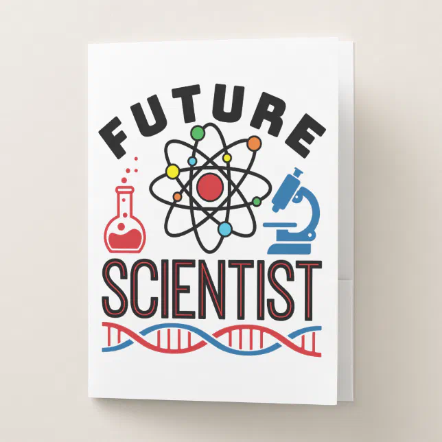 Future Scientist Science Lover STEM Pocket Folder | Zazzle