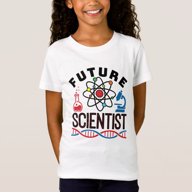 Future Scientist Science Lover STEM T-Shirt (Front)