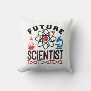 Future Scientist Science Lover STEM Throw Pillow