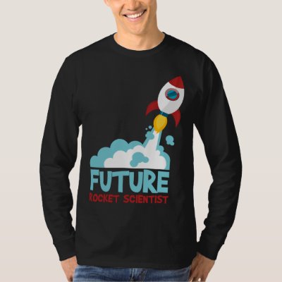 Future Scientist Science Rocket Ship Kids  Astrona T-Shirt