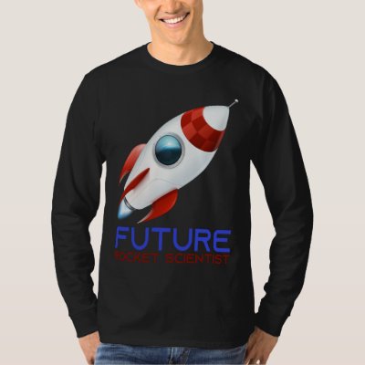Future Scientist Science Rocket Ship Kids  Astrona T-Shirt