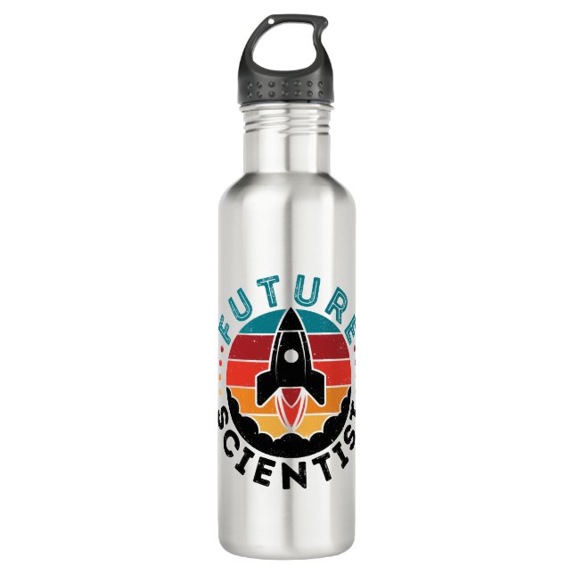Future Scientist Stainless Steel Water Bottle (Front)