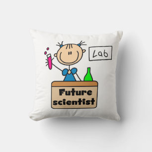 Future Scientist Throw Pillow
