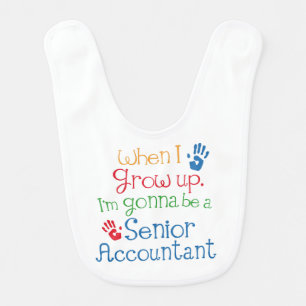 Future Senior Accountant Baby Bib