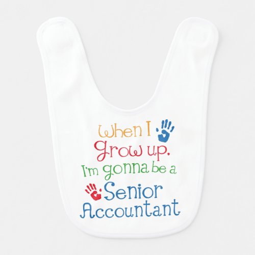 Future Senior Accountant Baby Bib