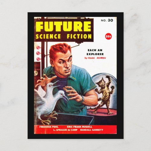 Future September 1956_Pulp Art Postcard