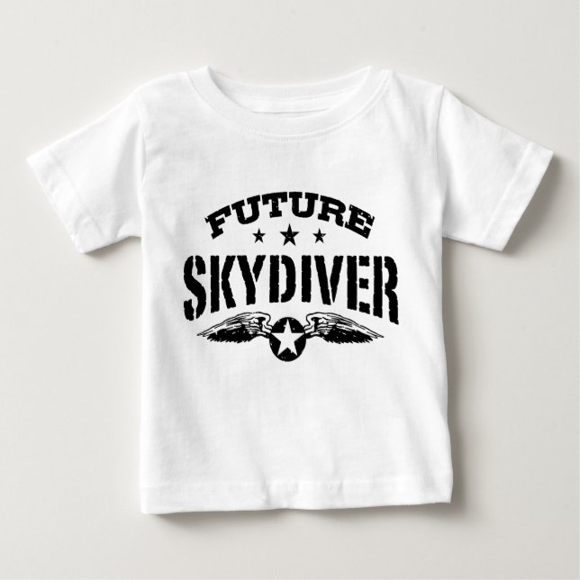 Future Skydiver Baby T-Shirt (Front)